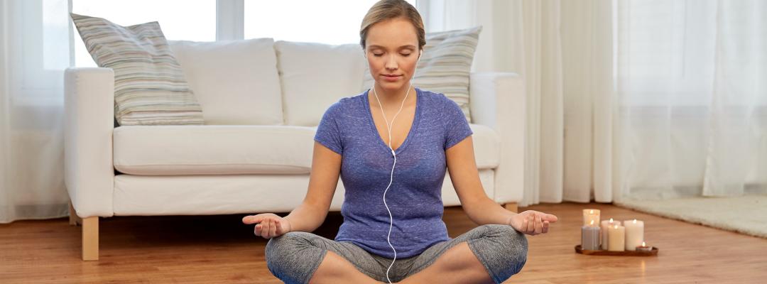 Yoga Podcasts zuhause
