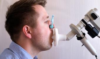Lungenfunktionstest Spirometrie